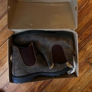 Men’s Blundstone Chelsea Boots Rustic Brown Size 13/14 NEW Tasmania Australia